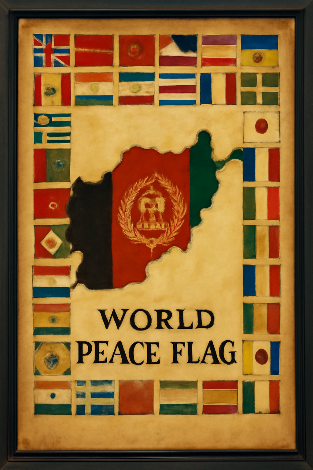 World Peace Flag — Afghanistan