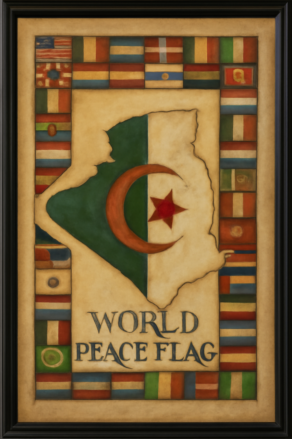 World Peace Flag — Algeria