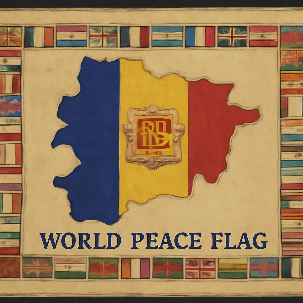 World Peace Flag — Andorra