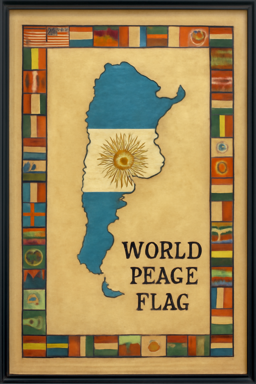 World Peace Flag — Argentina