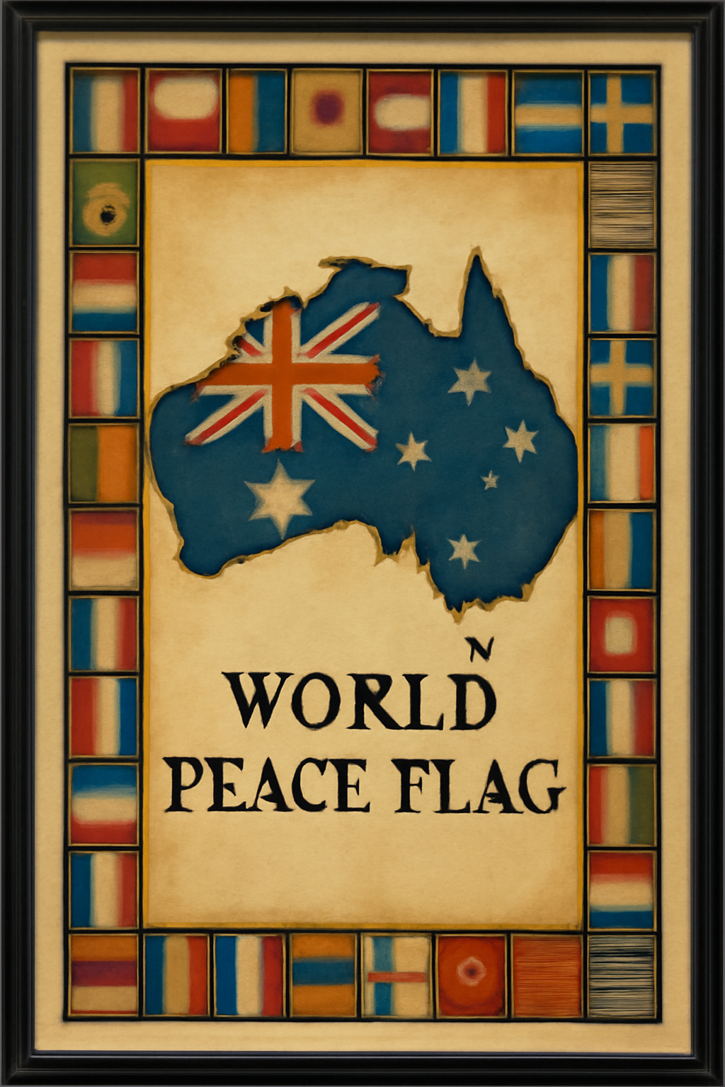 World Peace Flag — Australia