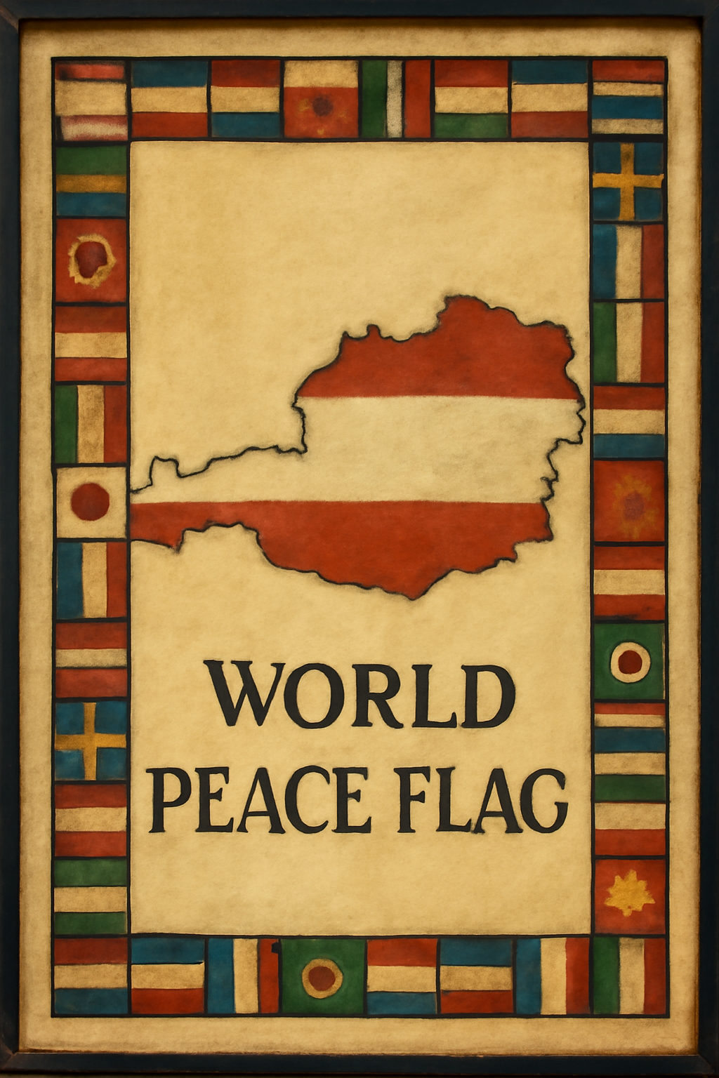 World Peace Flag — Austria