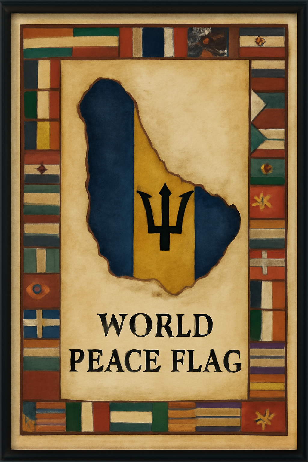 World Peace Flag — Barbados