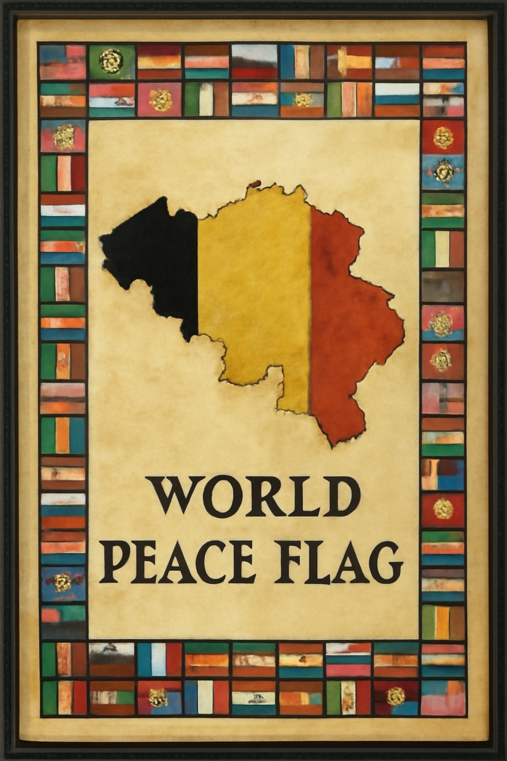 World Peace Flag — Belgium