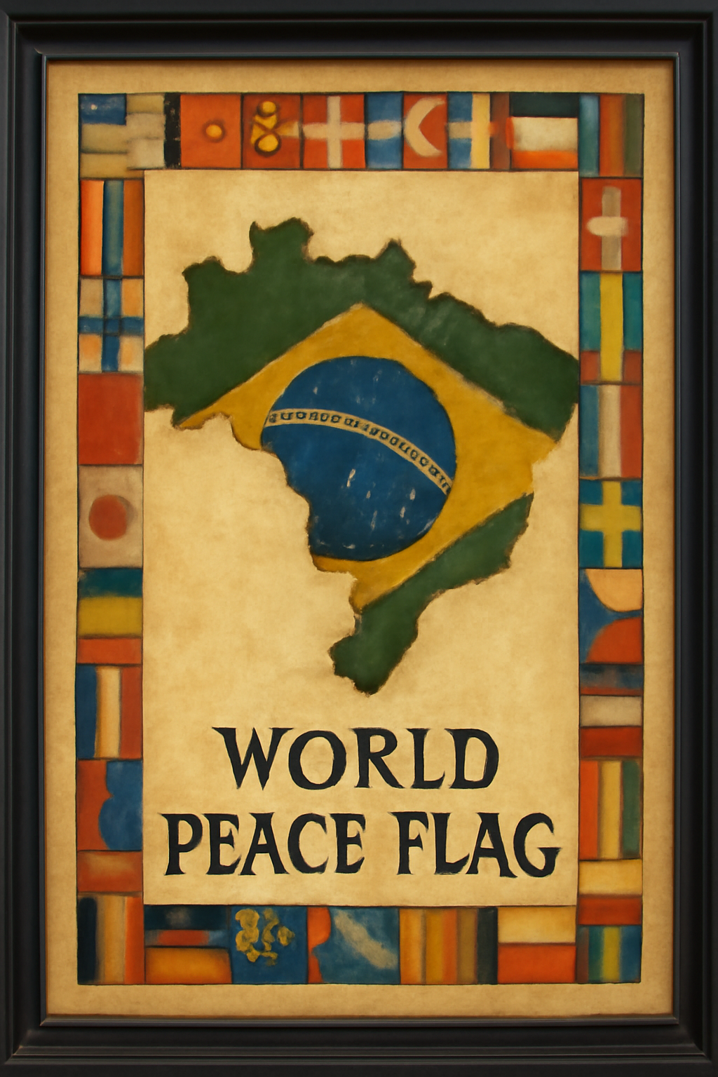 World Peace Flag — Brazil