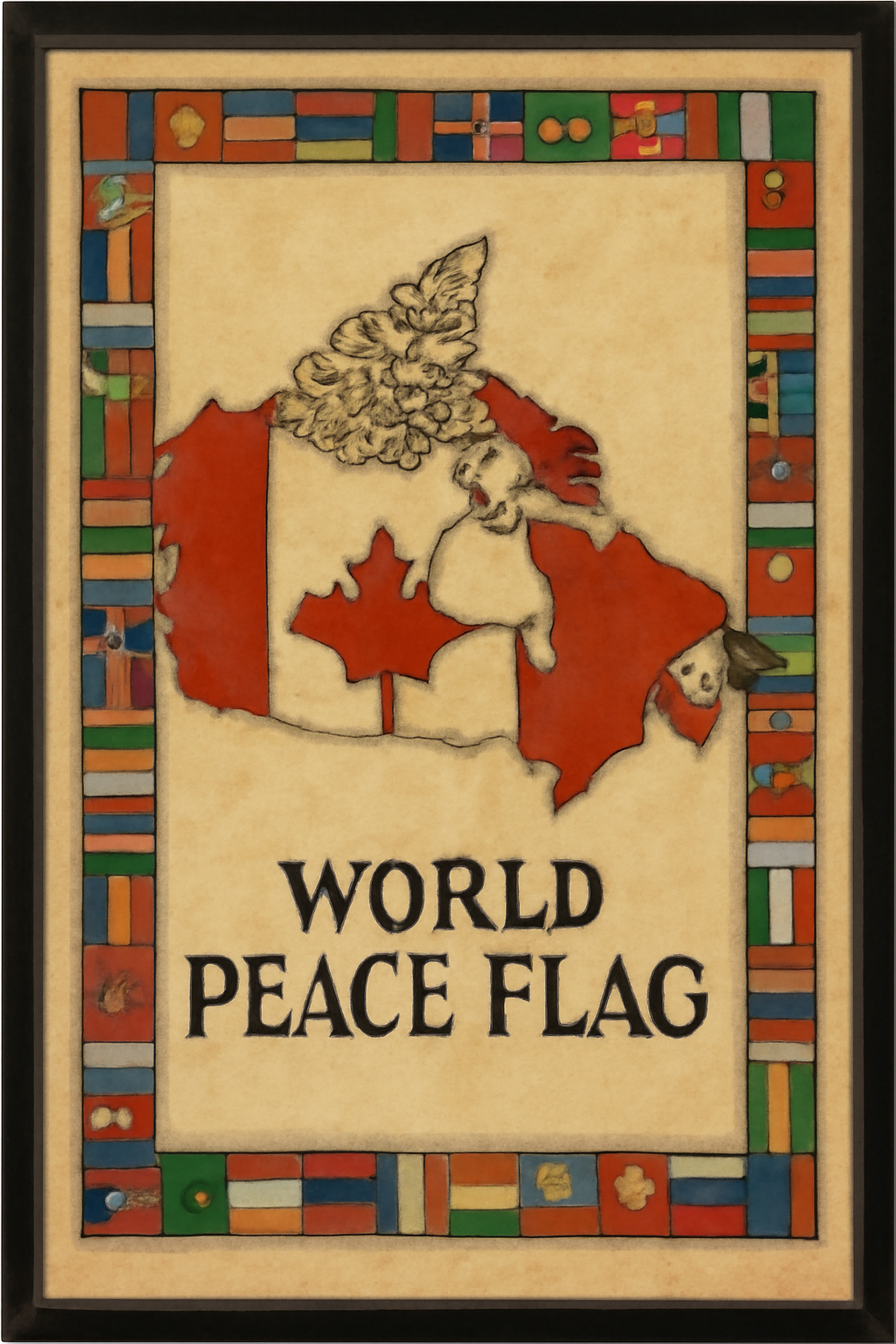World Peace Flag — Canada