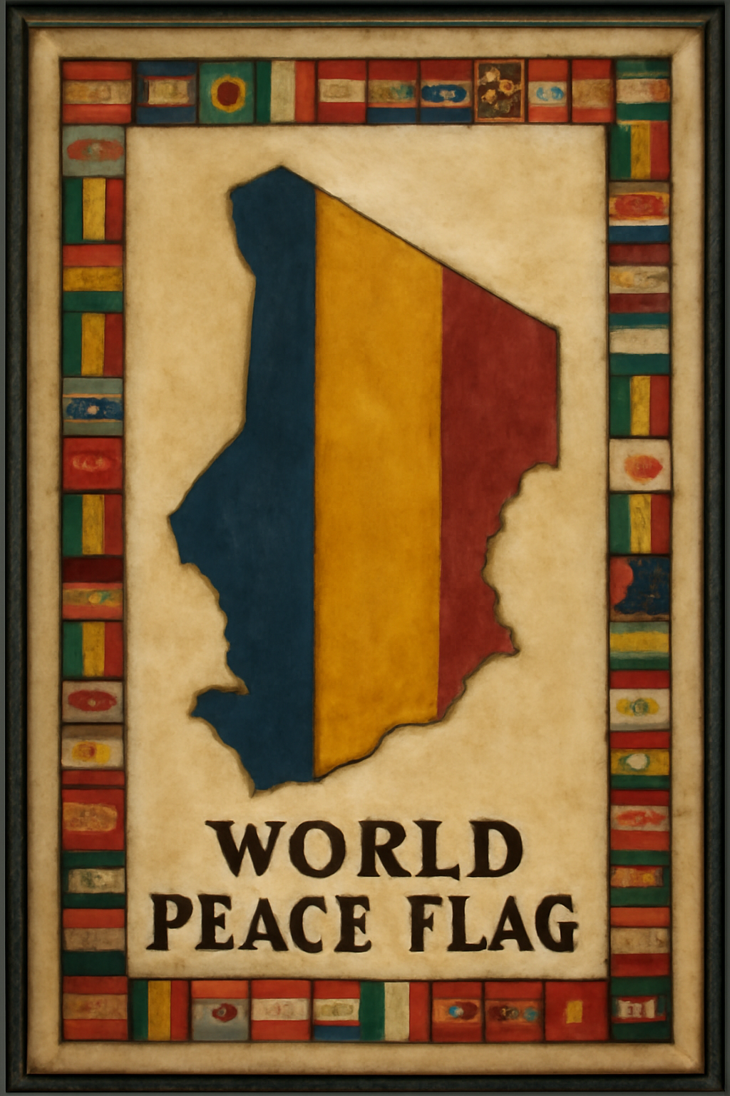 World Peace Flag — Chad