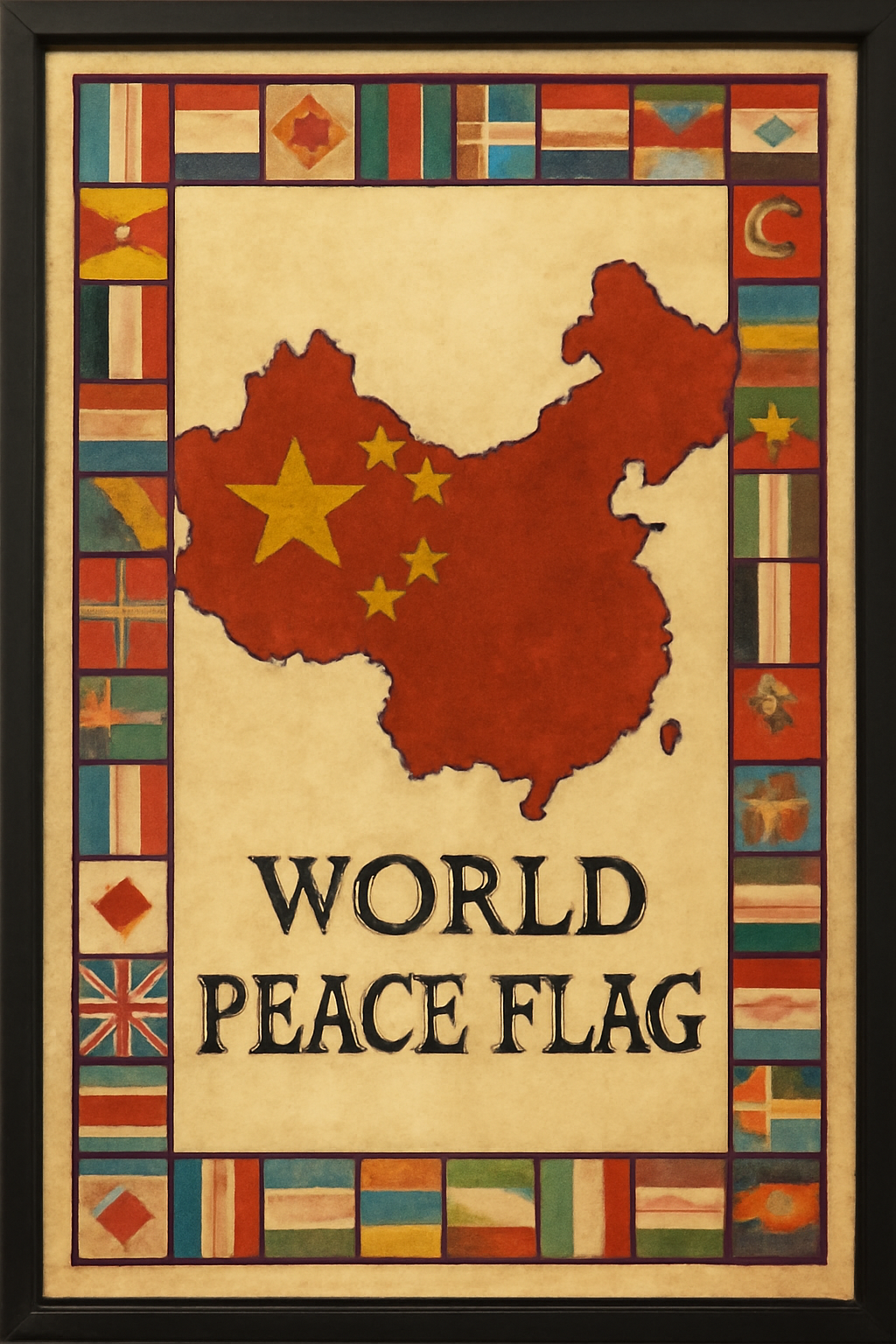 World Peace Flag — China