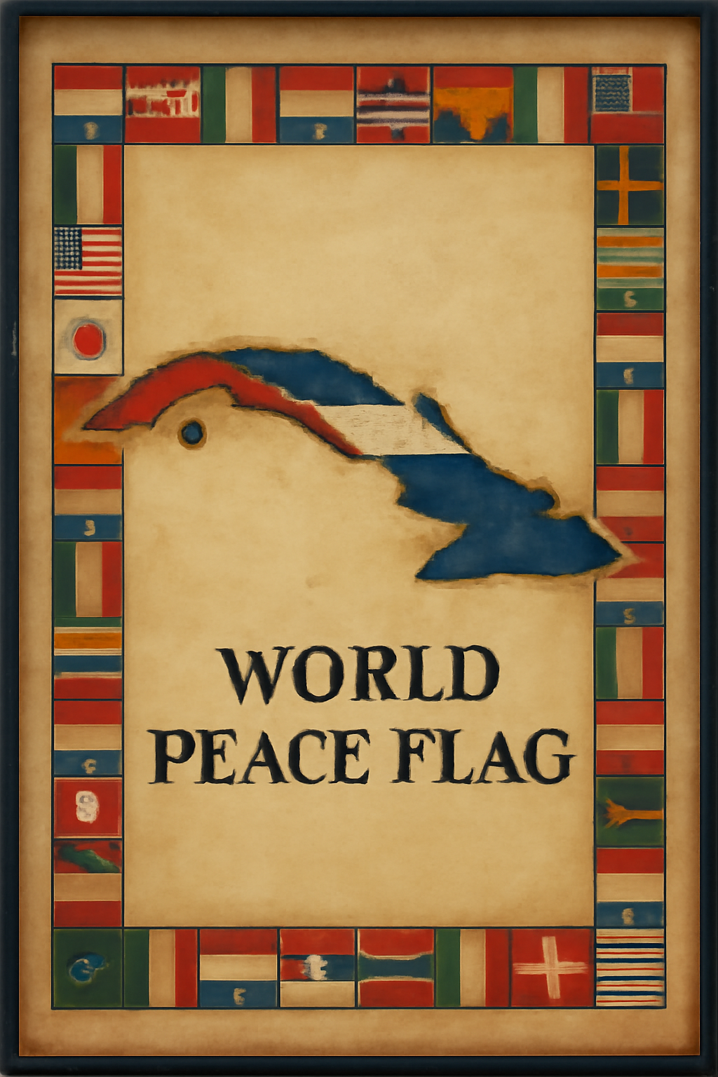 World Peace Flag — Costa Rica