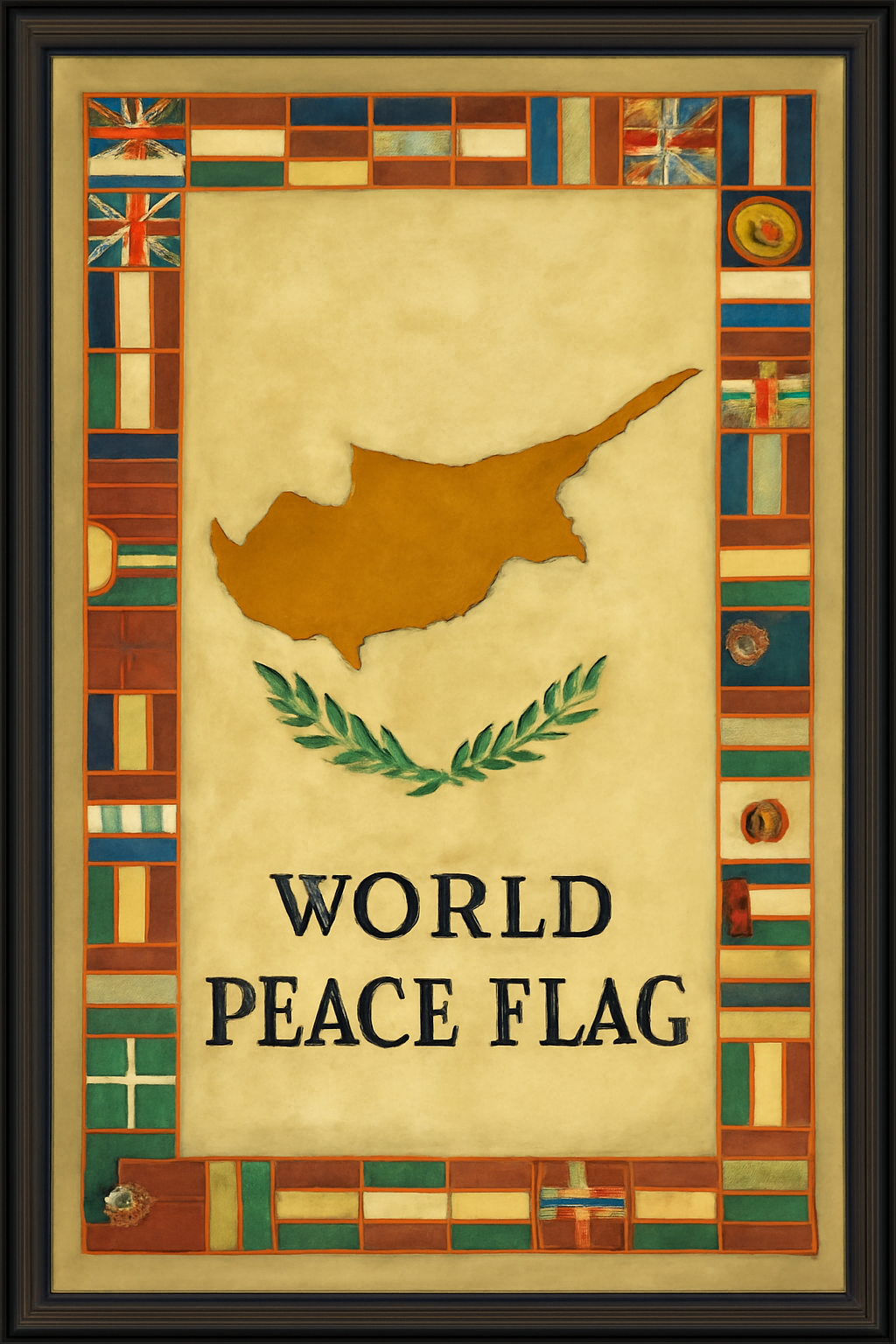 World Peace Flag — Cyprus