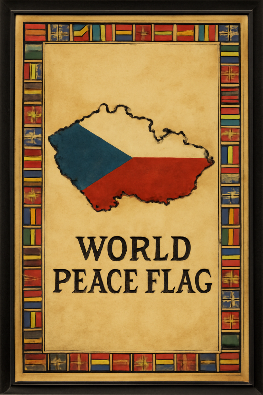 World Peace Flag — Czechia