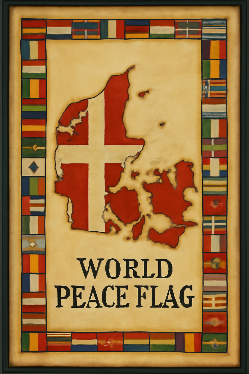 World Peace Flag — Denmark