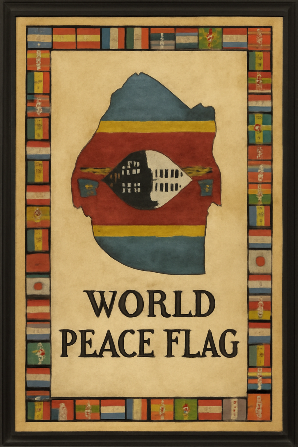 World Peace Flag — Eswatini