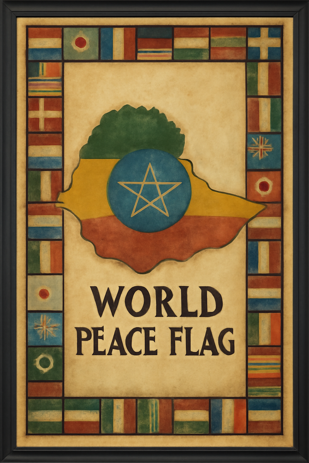 World Peace Flag — Ethiopia