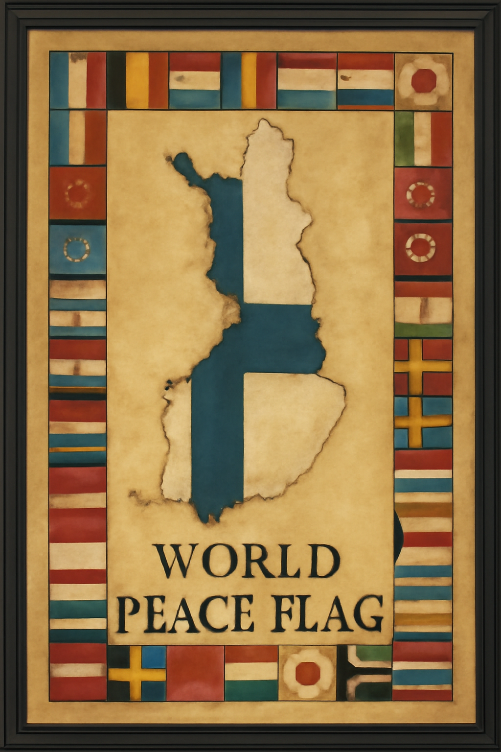 World Peace Flag — Finland