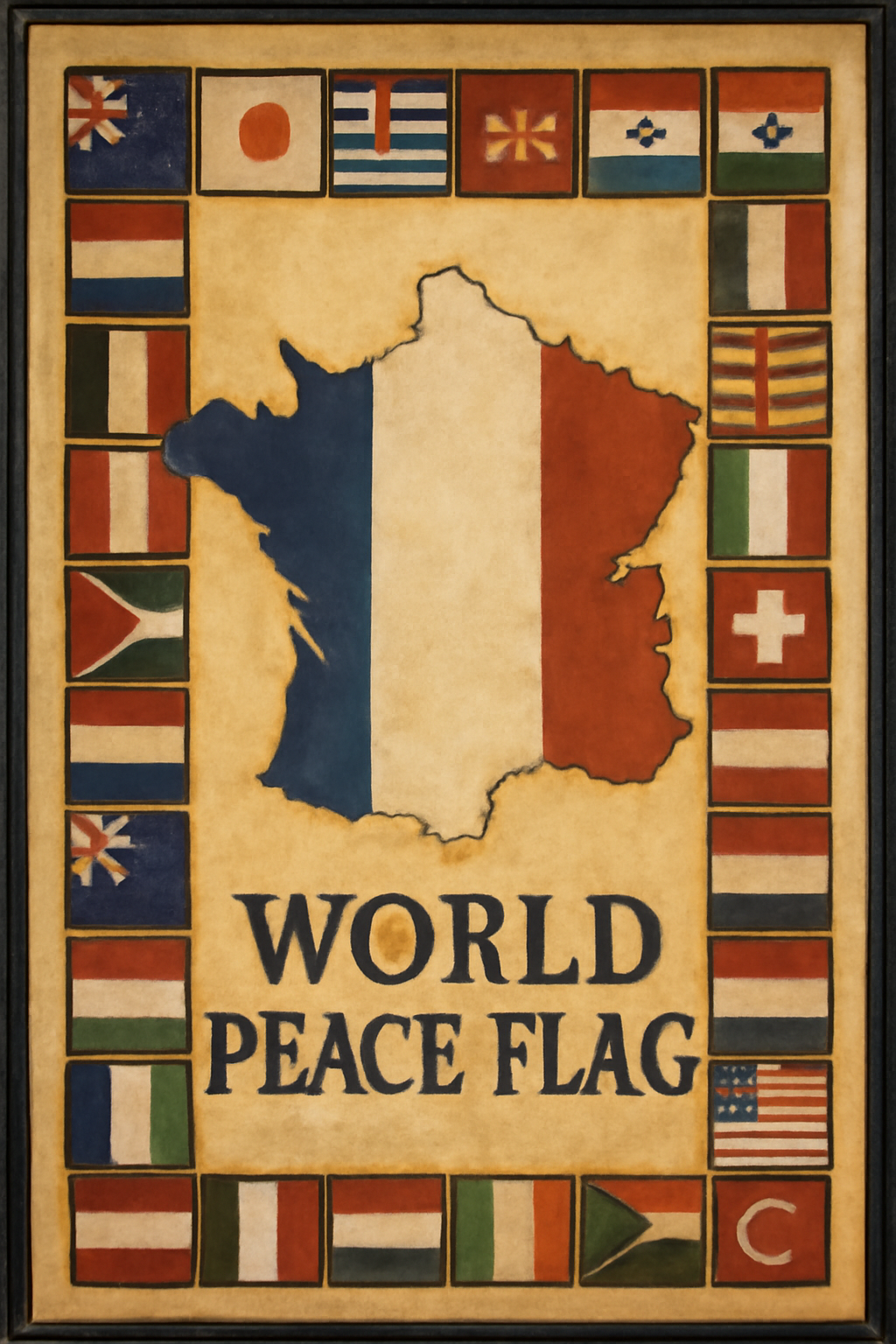 World Peace Flag — France