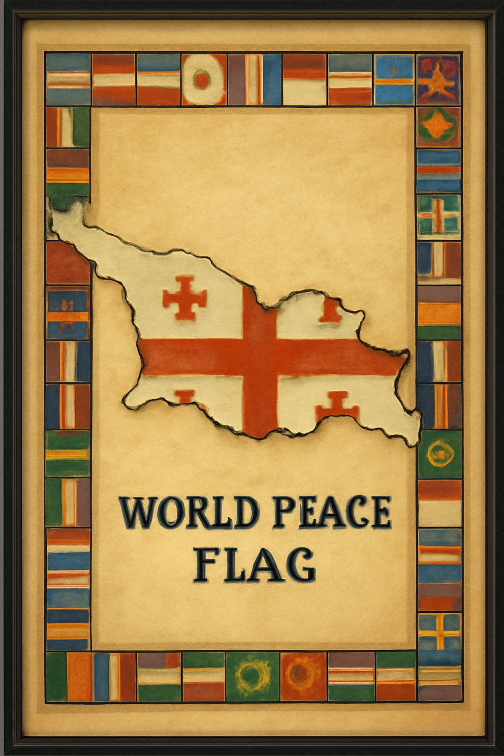 World Peace Flag — Georgia