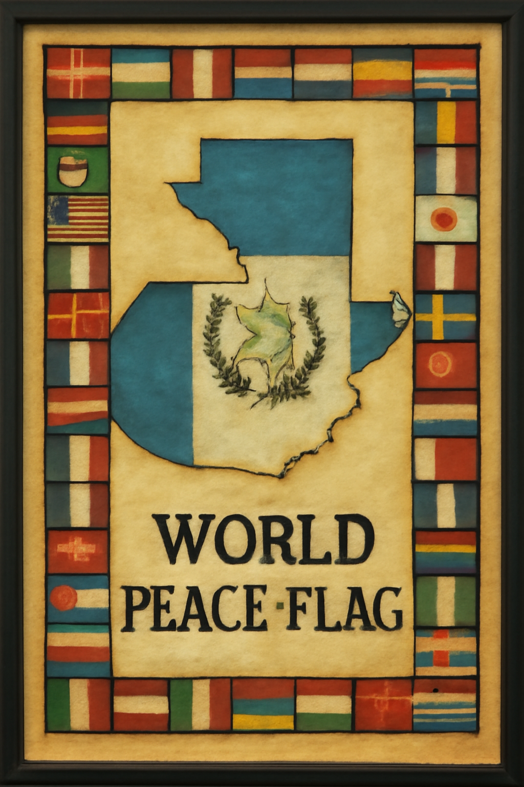 World Peace Flag — Guatemala