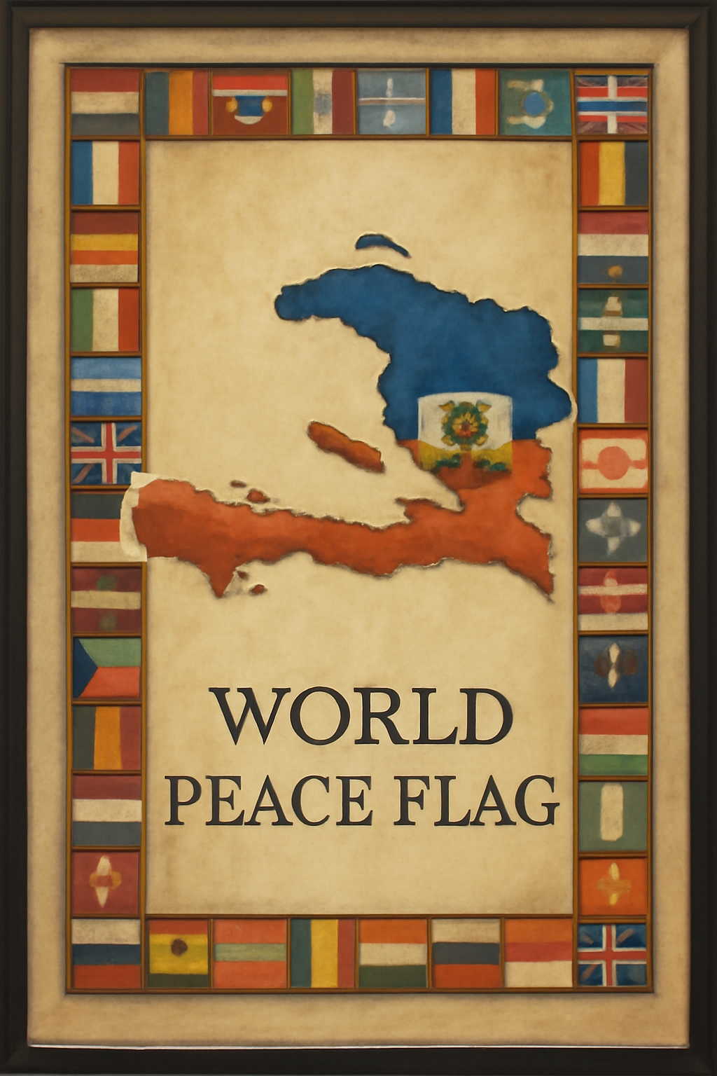 World Peace Flag — Haiti