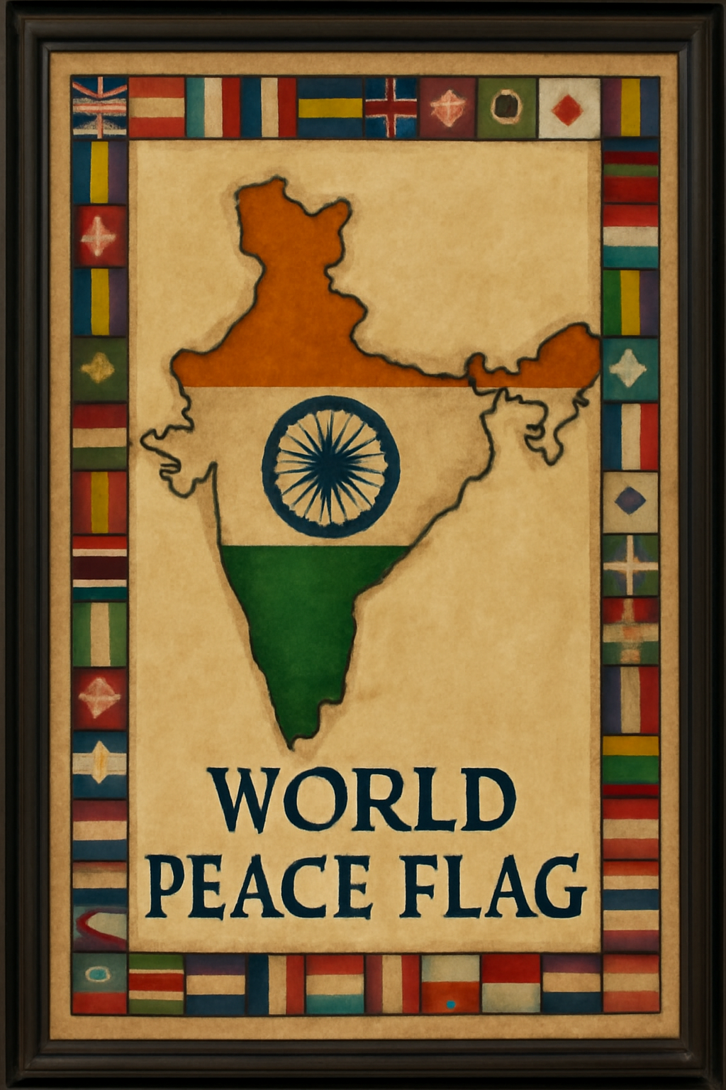 World Peace Flag — India