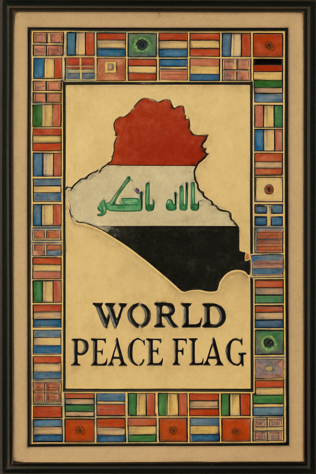 World Peace Flag — Iraq
