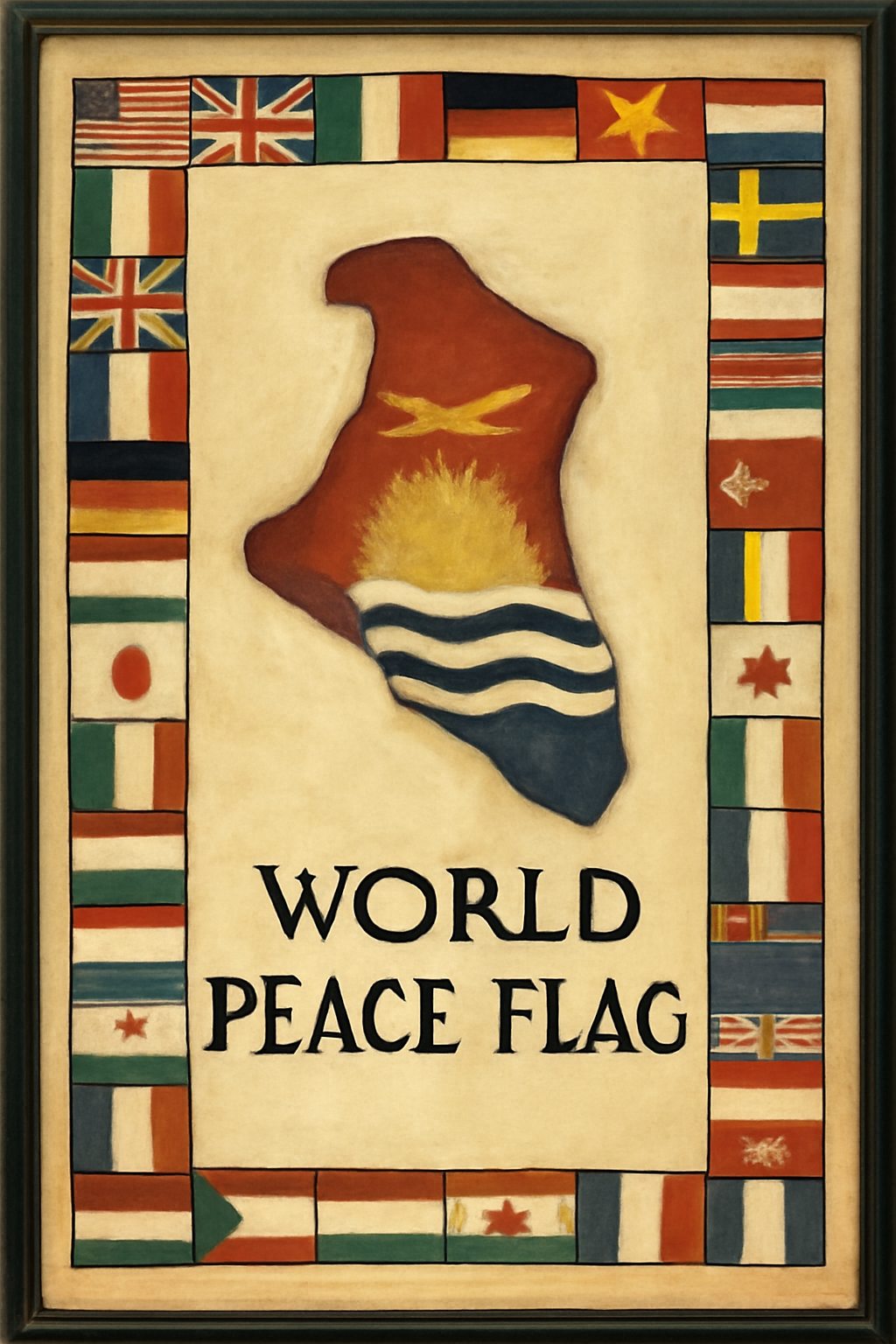 World Peace Flag — Kiribati