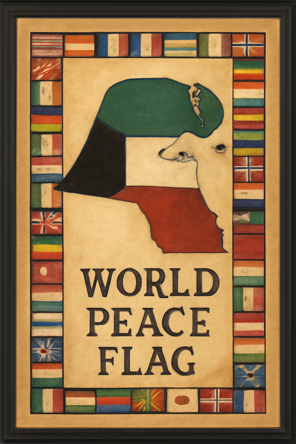World Peace Flag — Kuwait