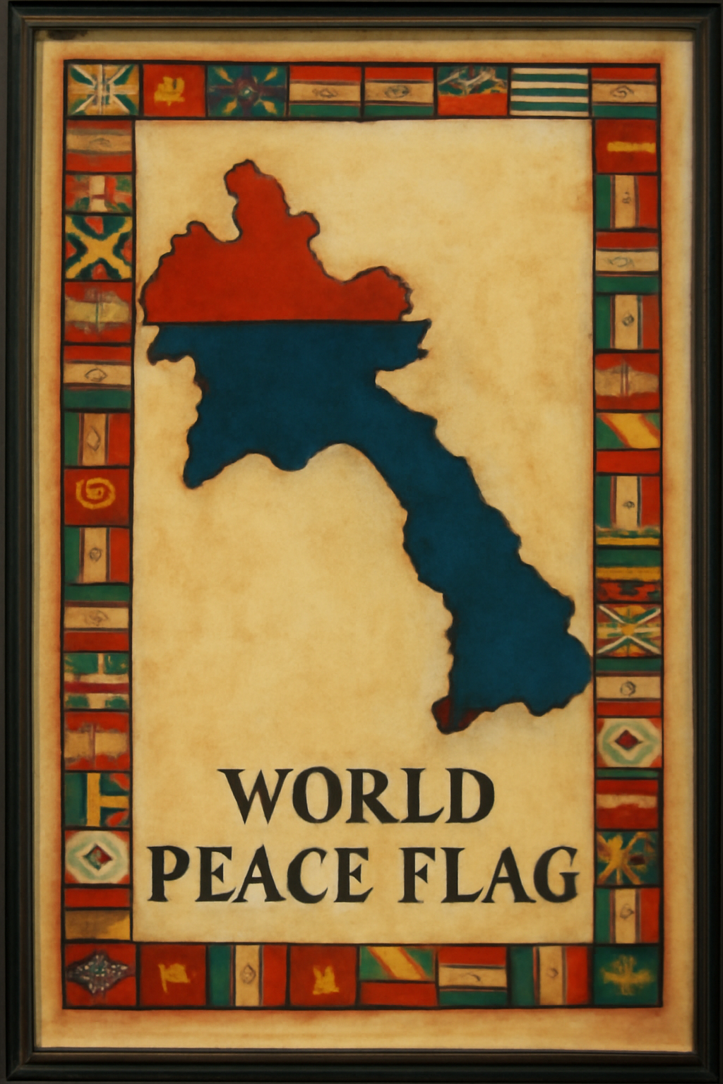 World Peace Flag — Laos