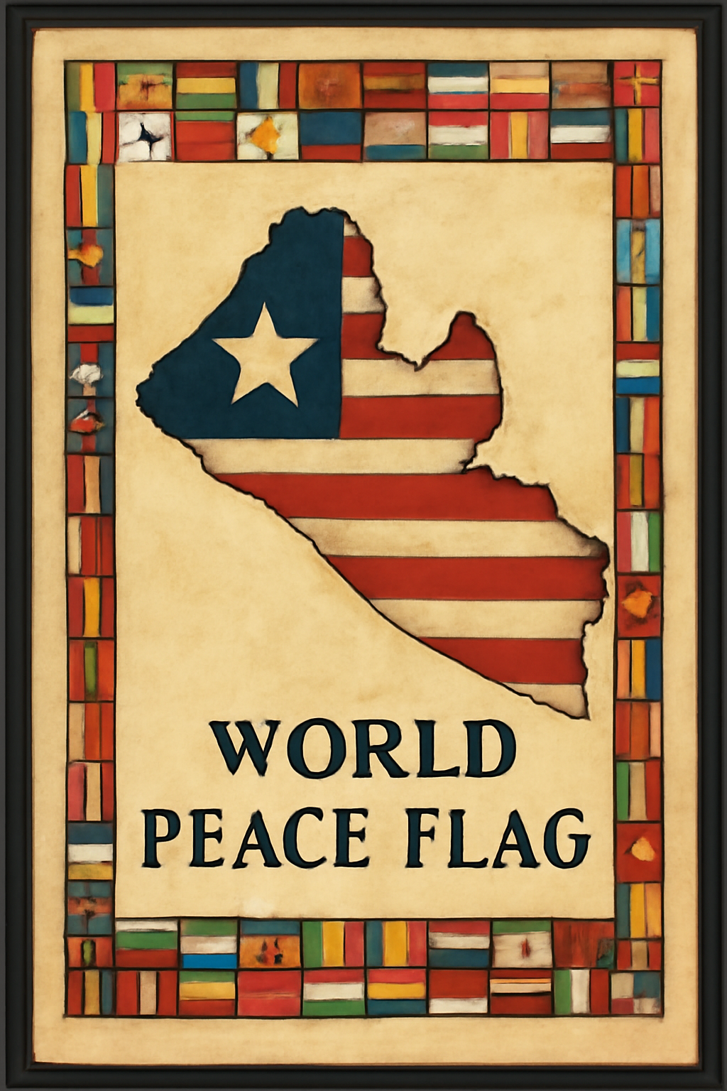 World Peace Flag — Liberia