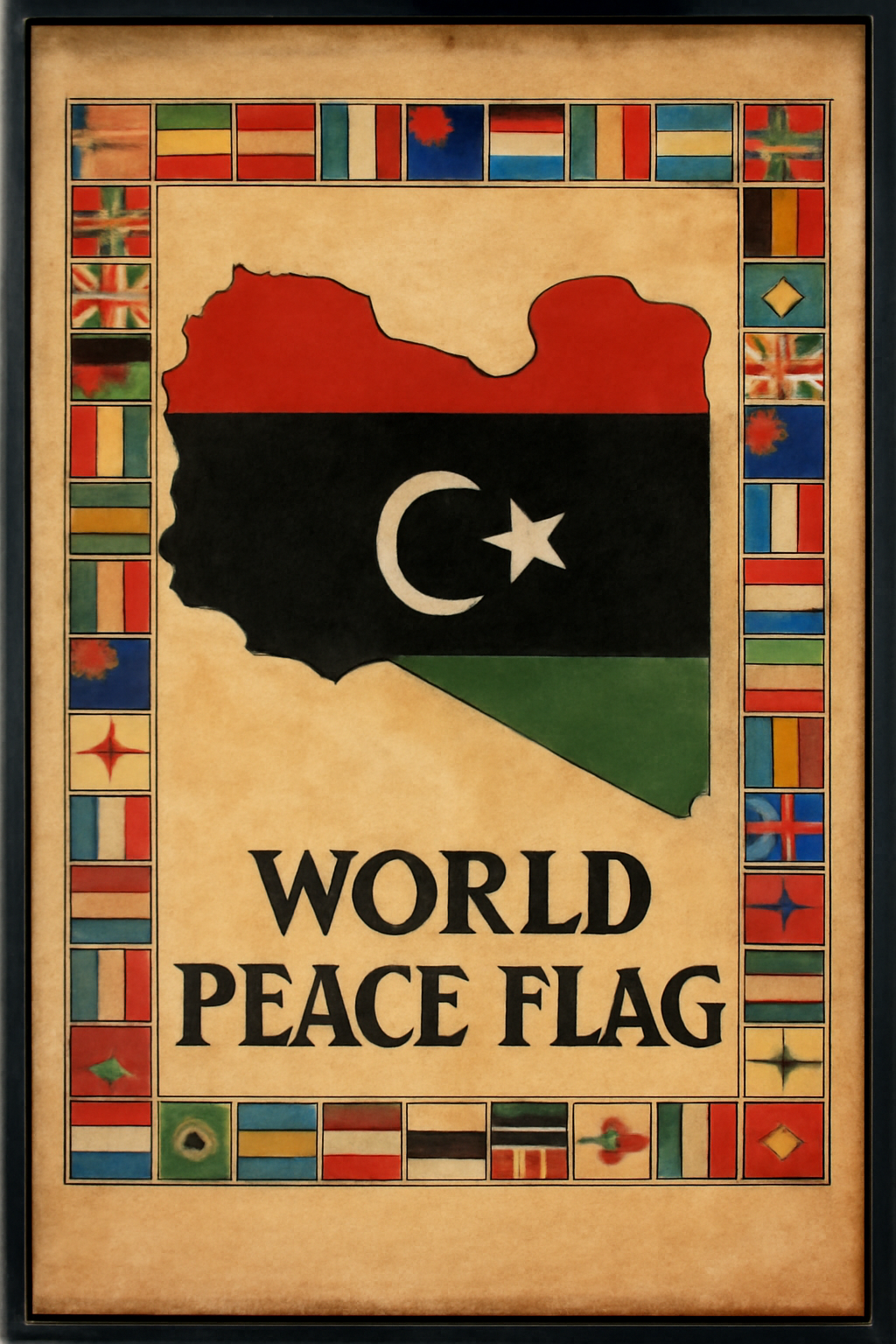 World Peace Flag — Libya