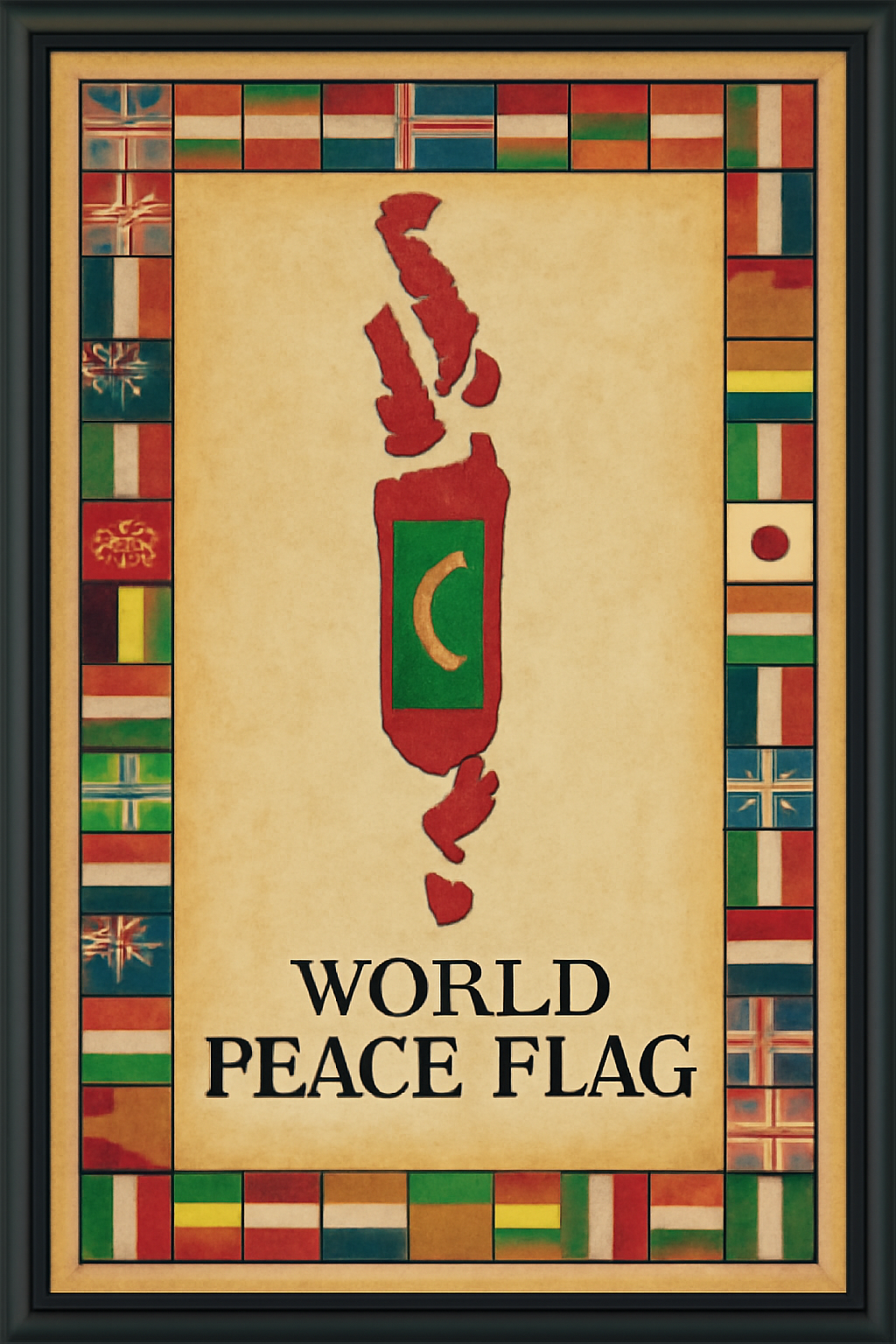 World Peace Flag — Maldives
