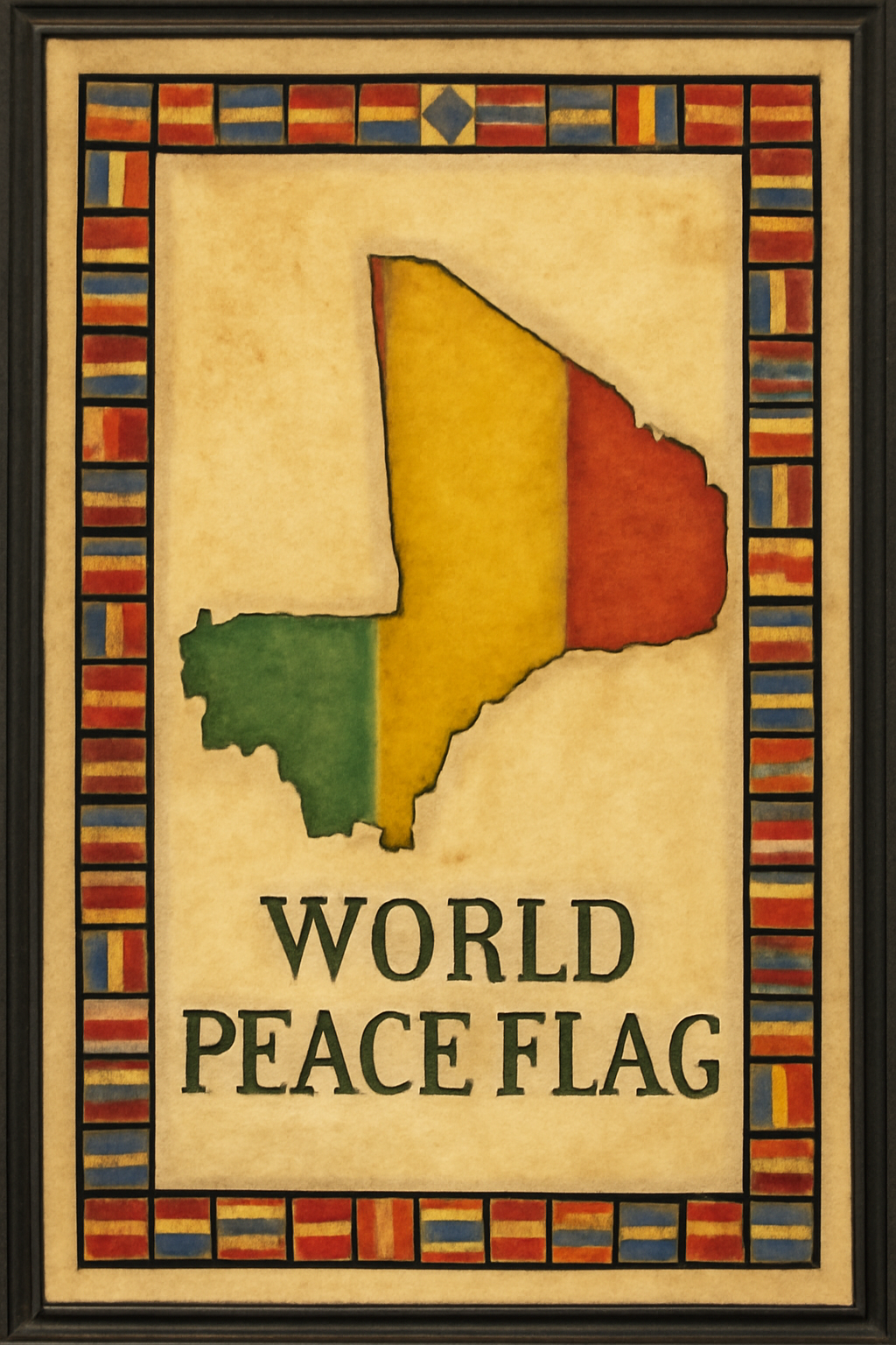 World Peace Flag — Mali