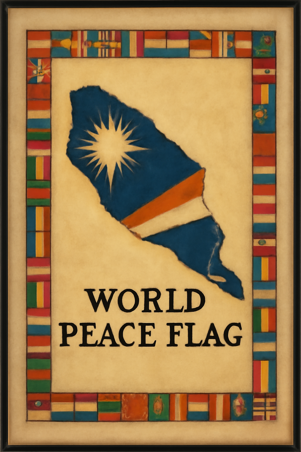 World Peace Flag — Marshall Islands