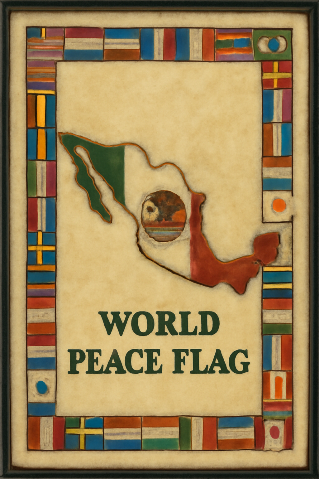 World Peace Flag — Mexico